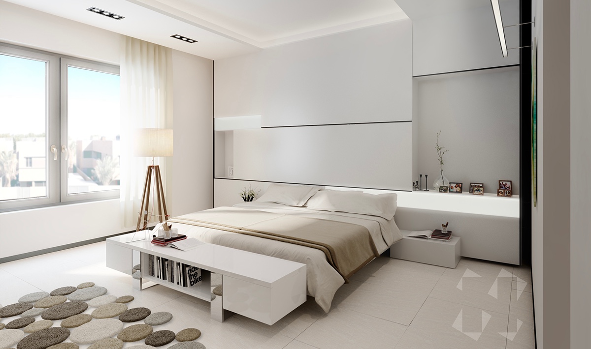 Mengutamakan desain yang simpel dan elegan, desain kamar minimalis modern akan terasa nyaman sekaligus futuristik.