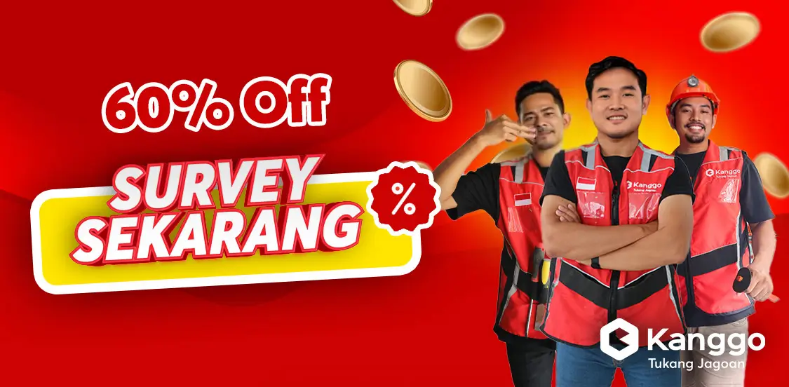 Survey perbaikan rumah bersama kanggo, dapatkan diskon 60%